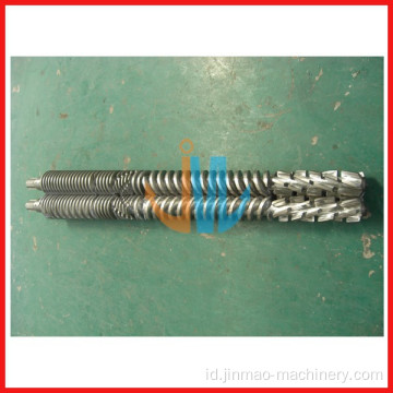 Extruder conical twin screw barrel/conical double screw dan barrel/pvc screw and barrel
